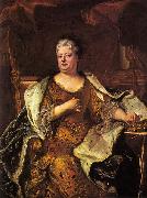 Hyacinthe Rigaud Duchess of Orleans oil